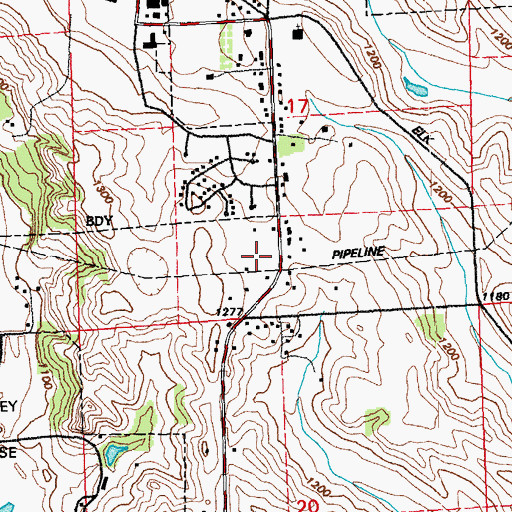 Topographic Map of Friendship Community Church, IA