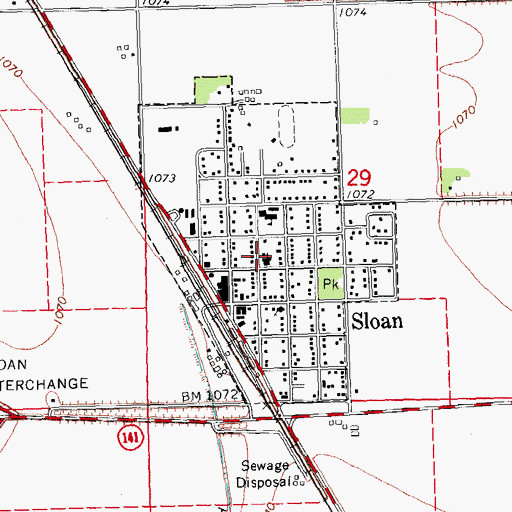Topographic Map of United Congregational Church, IA