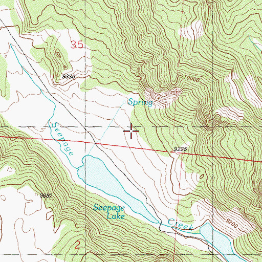 Topographic Map of Bristol Head Reservoir Number 2, CO