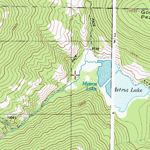 Topographic Map of Metroz Park Upper Dam, CO