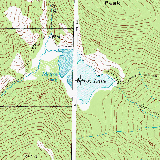 Topographic Map of Metroz Park Lower Dam, CO
