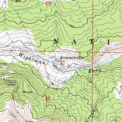 Topographic Map of Summitville Tailings Dam, CO