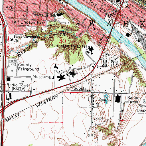 Topographic Map of Regional Pathologists Center, IA