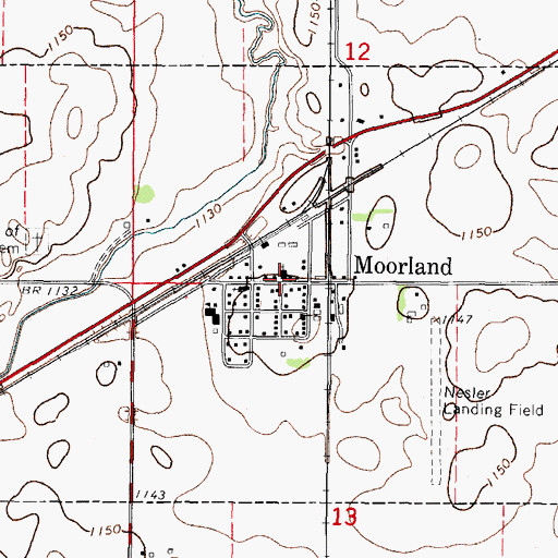 Topographic Map of Our Lady of Good Counsel Church, IA