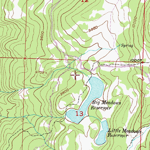 Topographic Map of Parker Basin Number 3 Dam, CO