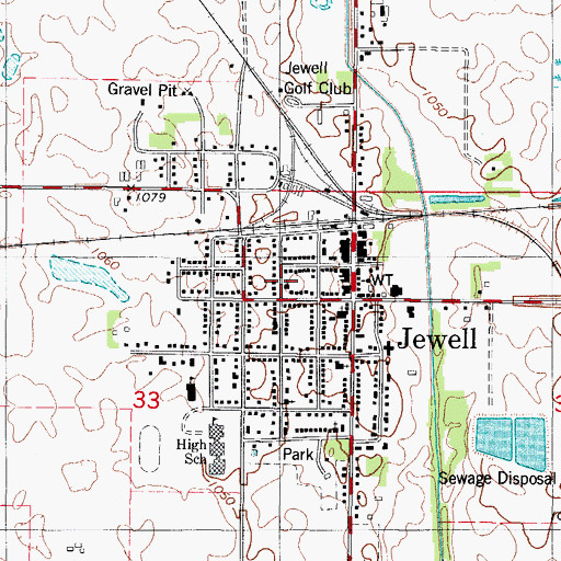 Topographic Map of Good Shepherd Catholic Church, IA