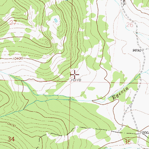 Topographic Map of Gardner Park Dam, CO