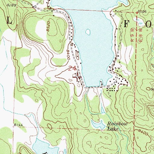 Topographic Map of Terminal Dam, CO