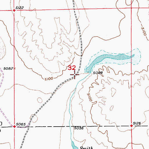 Topographic Map of Curiton Dam, CO