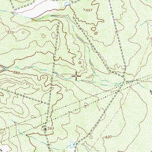 Topographic Map of Chacon Spring, TX
