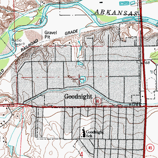 Topographic Map of Trustees Pueblo WW Reservoir Number 2, CO