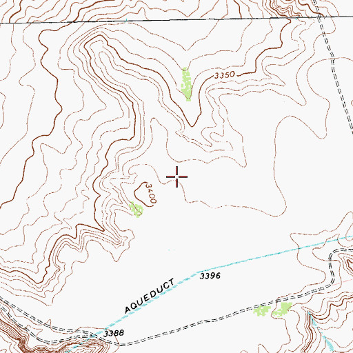 Topographic Map of Blue Mountain Springs (historical), TX