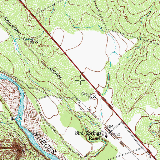 Topographic Map of Spring Branch Springs, TX