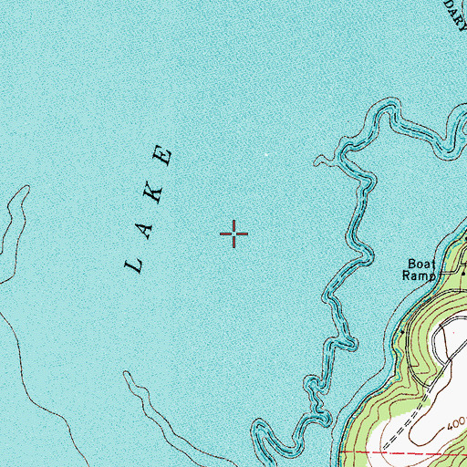 Topographic Map of Cherokee Springs, TX
