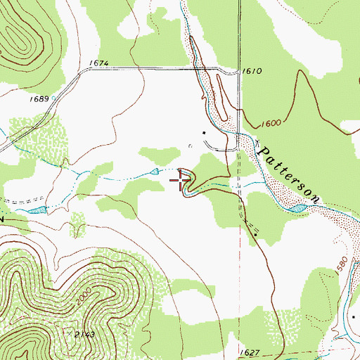 Topographic Map of Spring Branch Springs, TX