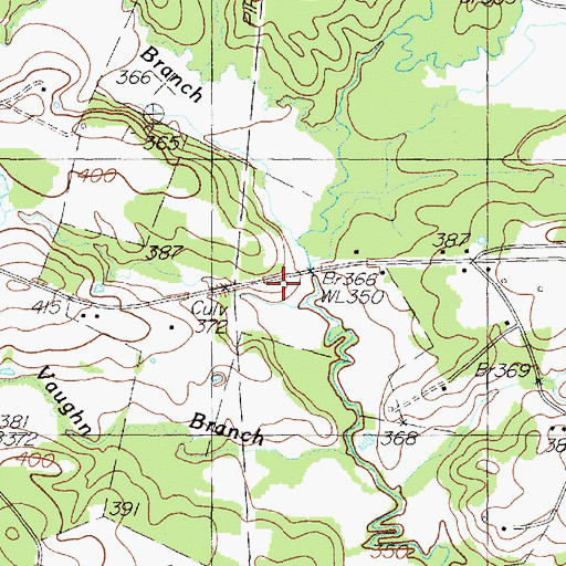 Topographic Map of Stockman Spring, TX