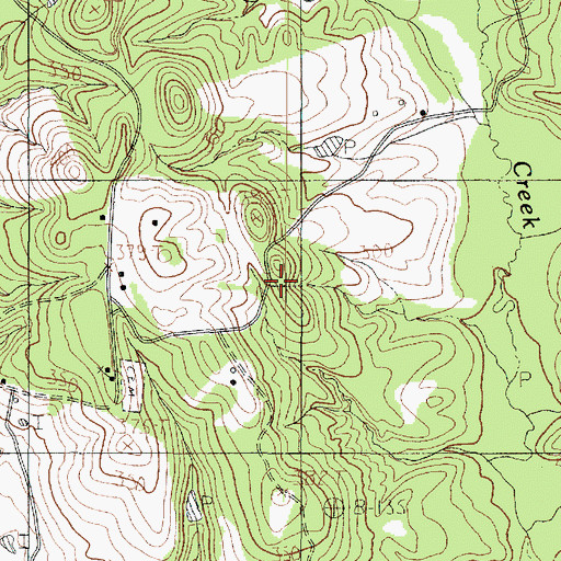 Topographic Map of Sulphur Springs, TX