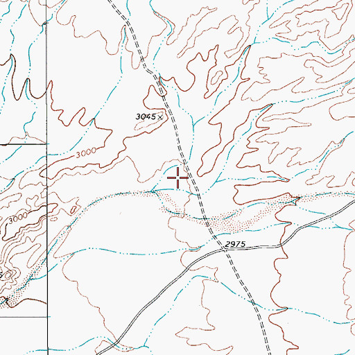 Topographic Map of La Cienaga Springs, TX