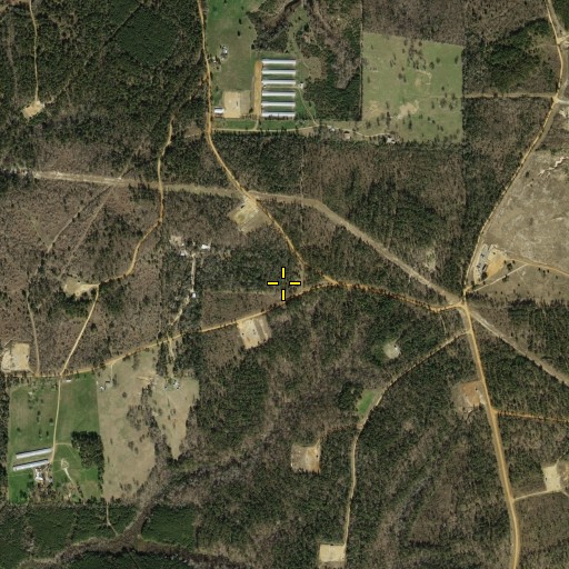 Aerial/Satellite Image of Bellevue Spring, TX