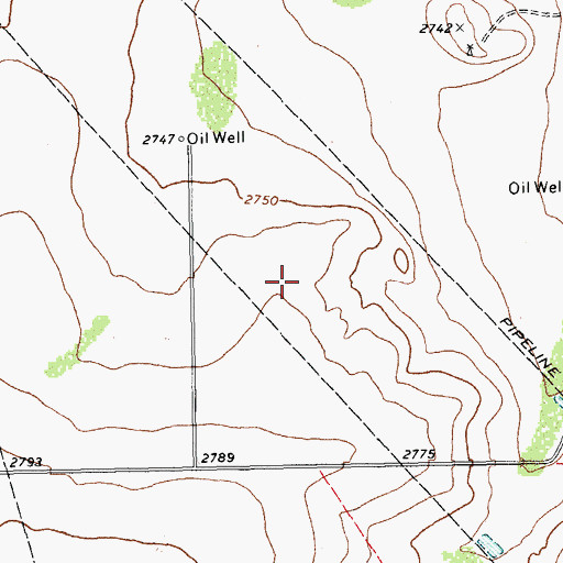 Topographic Map of Deep Springs (historical), TX
