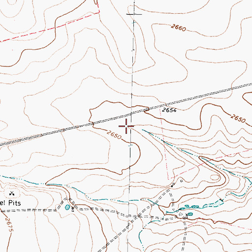 Topographic Map of Sulphur Springs, TX