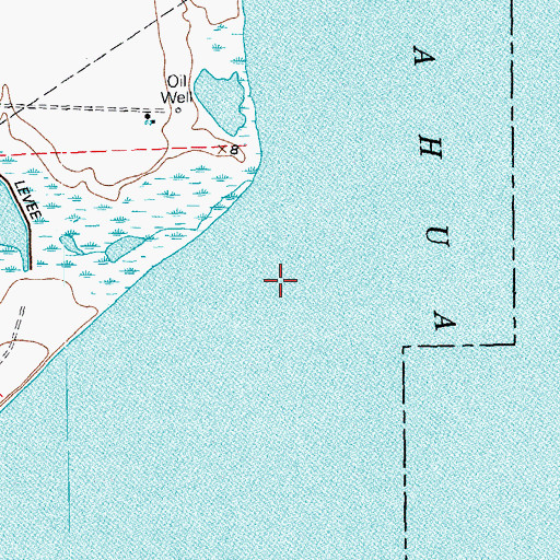 Topographic Map of Santo Domingo Springs, TX