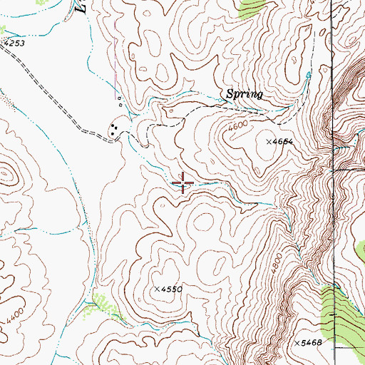 Topographic Map of Limpia Ranch Spring, TX