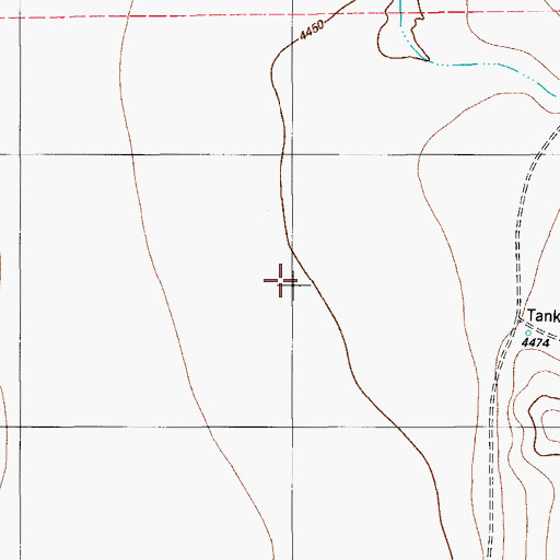 Topographic Map of Nine Mile Waterhole Spring, TX