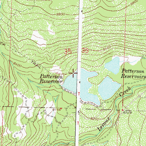 Topographic Map of Patterson Number 1 Dam, CO
