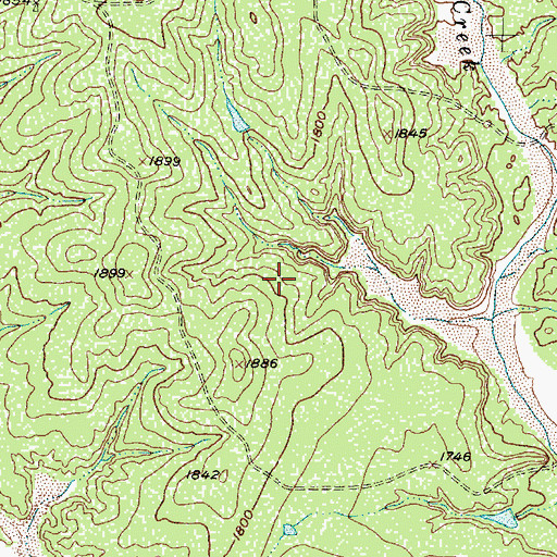 Topographic Map of Haystack Brine Springs, TX