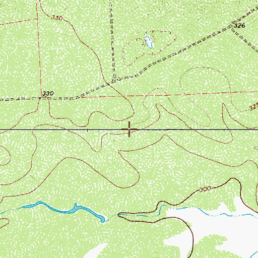 Topographic Map of Charco Largo Spring, TX