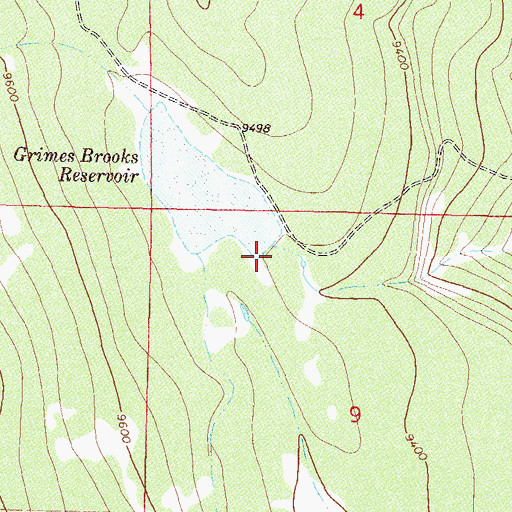 Topographic Map of Grimes-Brooks Dam, CO