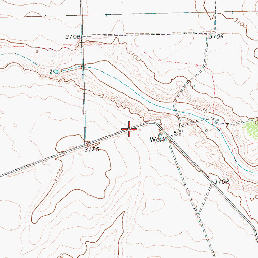 Topographic Map of Balch Springs, TX