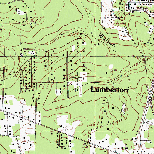 Topographic Map of Meadows Springs, TX