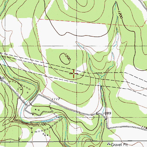 Topographic Map of Barton Creek Springs, TX