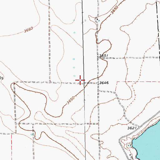 Topographic Map of Silver Springs, TX