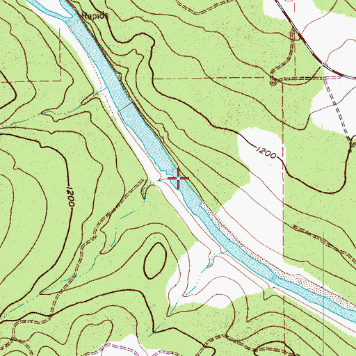 Topographic Map of Hobbs Spring, TX