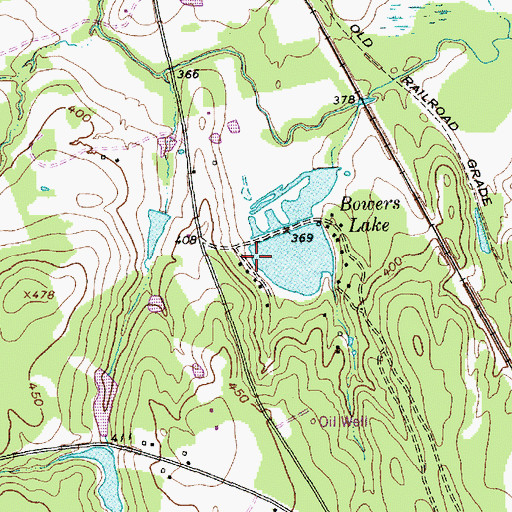 Topographic Map of Spring Lake, TX