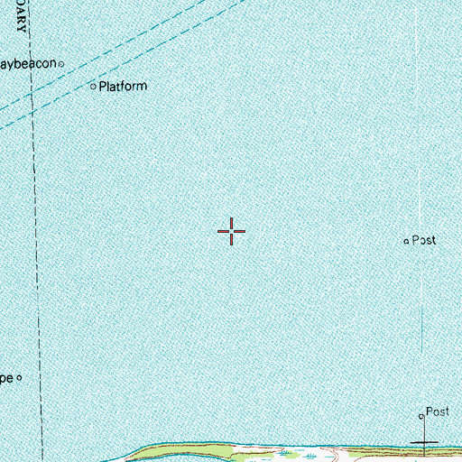 Topographic Map of San Luis Springs, TX