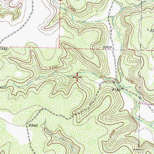 Topographic Map of Government Water Hole Spring, TX