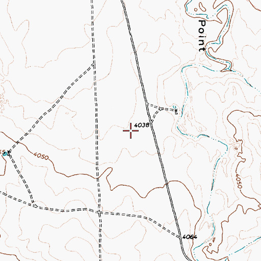 Topographic Map of Bridwell Springs (historical), TX