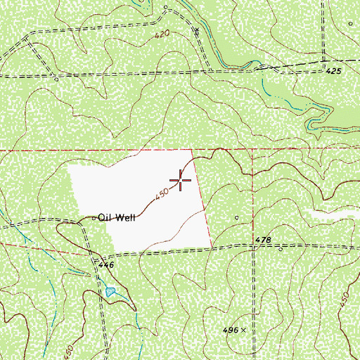 Topographic Map of Charco Valiente Spring, TX