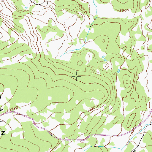 Topographic Map of Big Creek Reservoir Number 4, CO