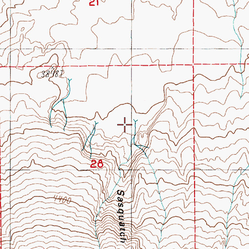 Topographic Map of Loowit Creek, WA
