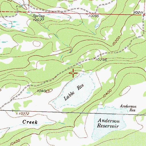 Topographic Map of Grove Creek Number 1 Dam, CO