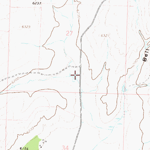 Topographic Map of Ellgen Number 2 Dam, CO