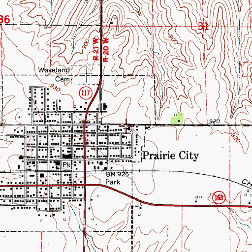 Topographic Map of Christian Reformed Church, IA