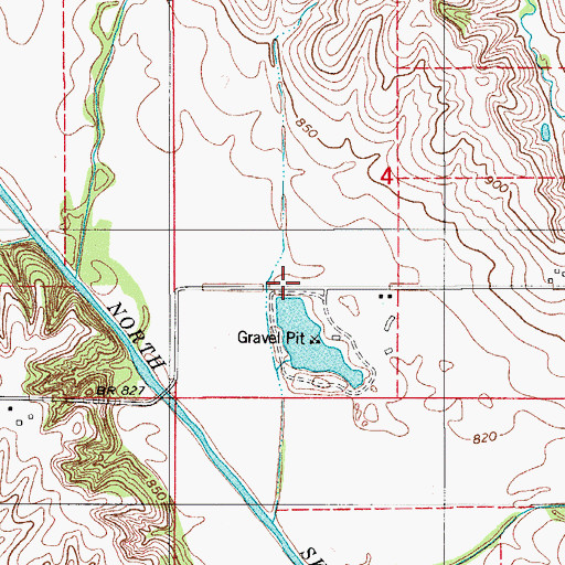 Topographic Map of Lake Pla-Mor, IA
