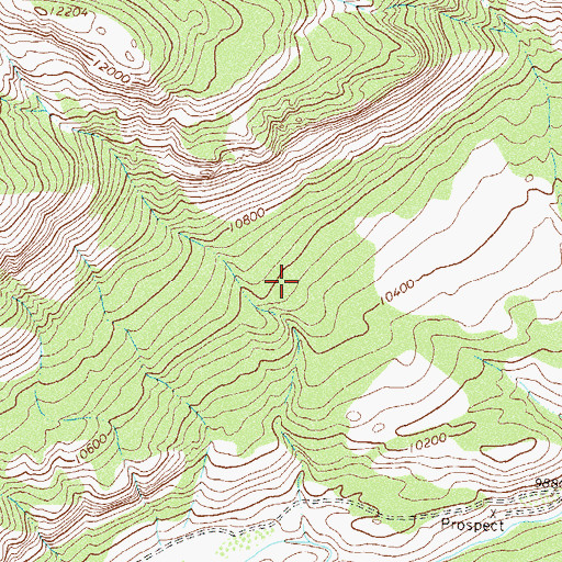 Topographic Map of Bristol Head Reservoir Number 1, CO