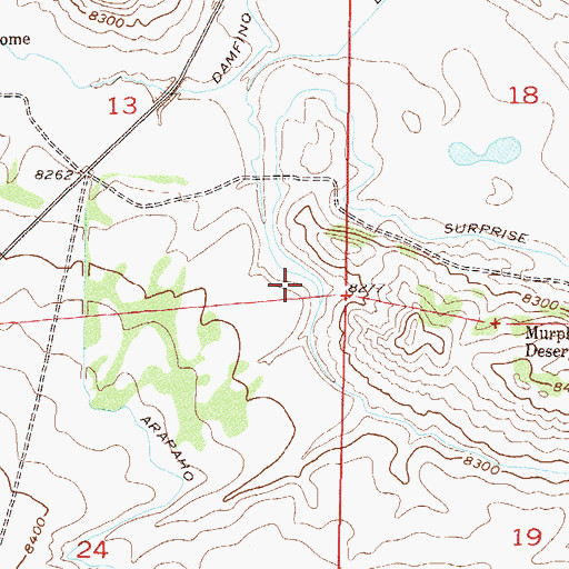 Topographic Map of Coyte Dam, CO